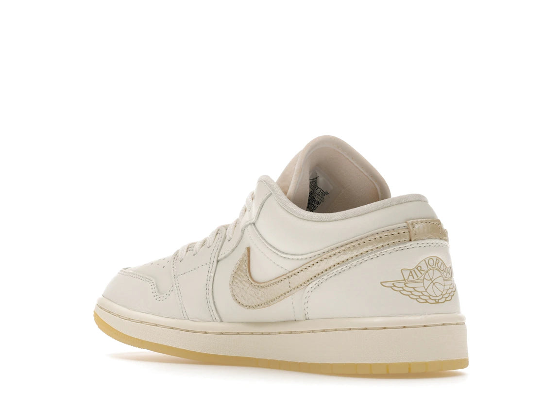 Jordan 1 Low SE Metallic Team Gold (Women's) - vue secondaire B