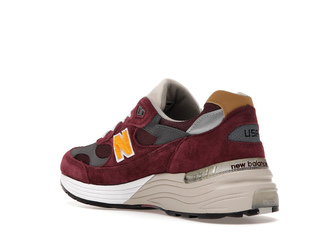 New Balance 992 Burgundy Gold - vue secondaire B