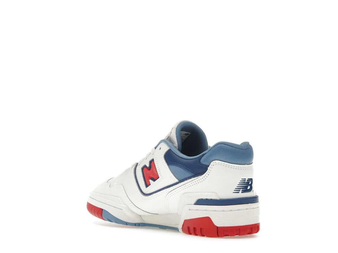 New Balance 550 White True Red Atlantic Blue (GS) - vue secondaire B