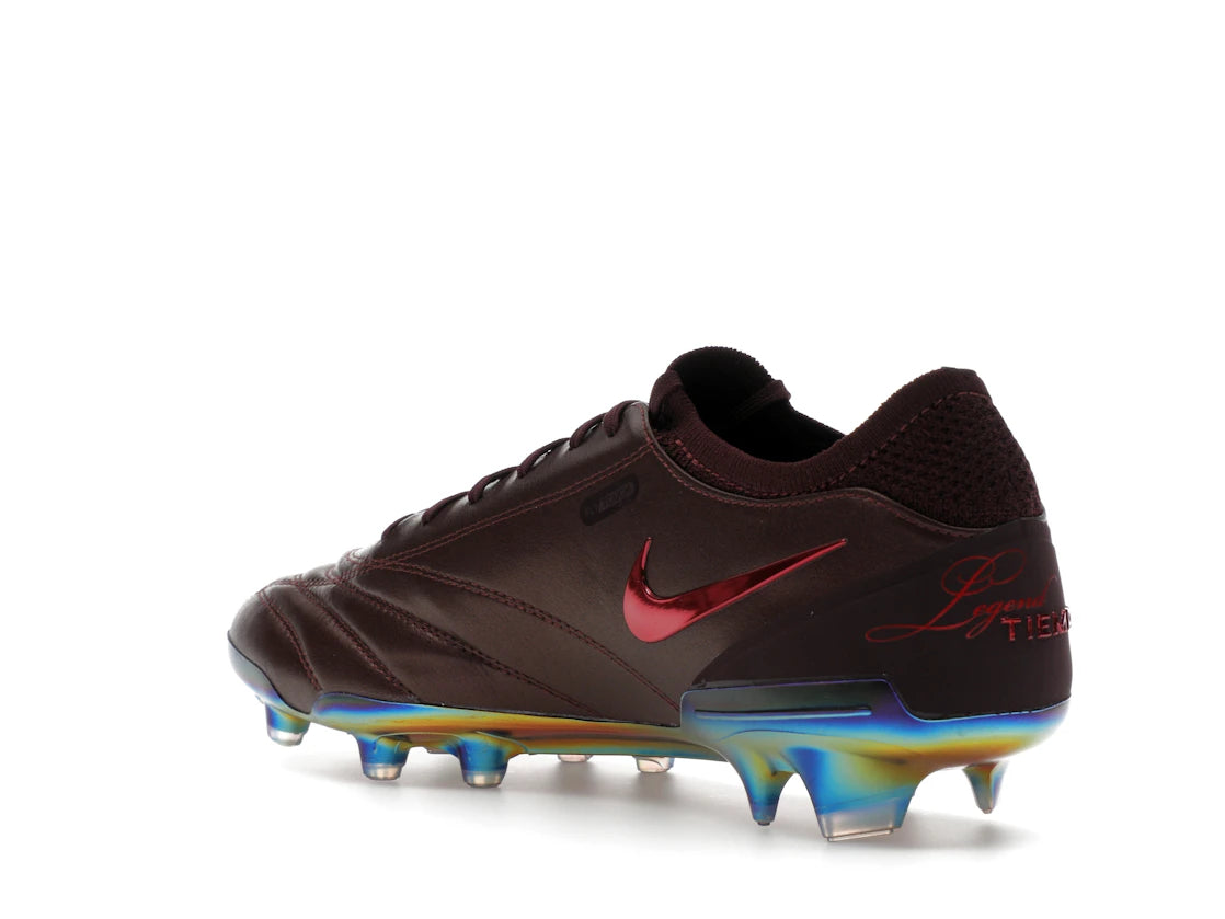 Nike Tiempo Legend 10 Elite Luxe FG Montebelluna Leather Port Wine - vue secondaire B
