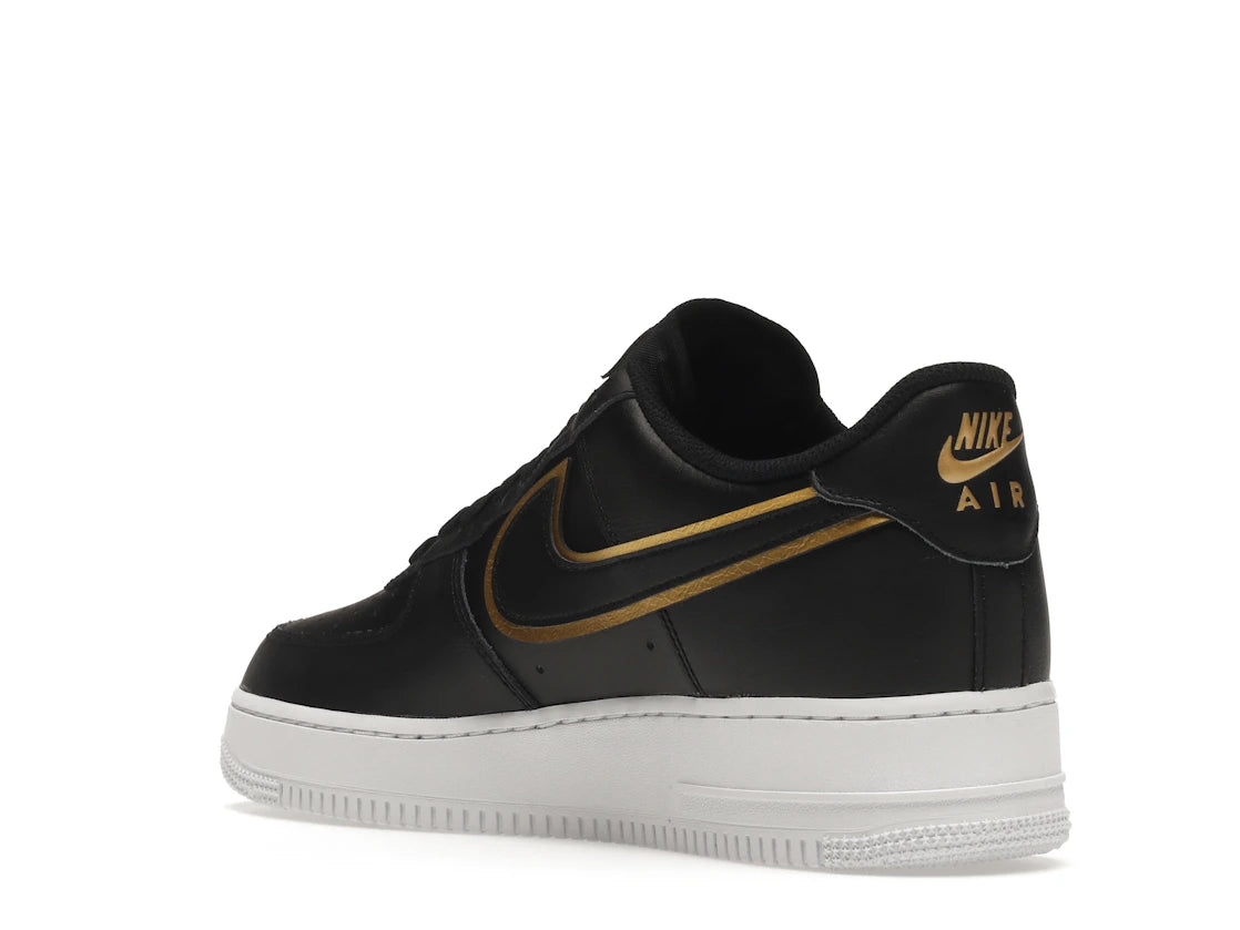 Nike Air Force 1 Low '07 Black Metalic Gold - vue secondaire B