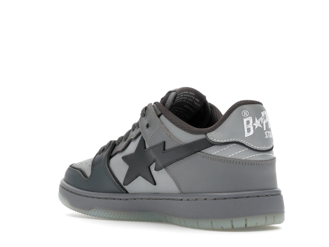 A Bathing Ape Bape SK8 Sta #5 Grey - vue secondaire B