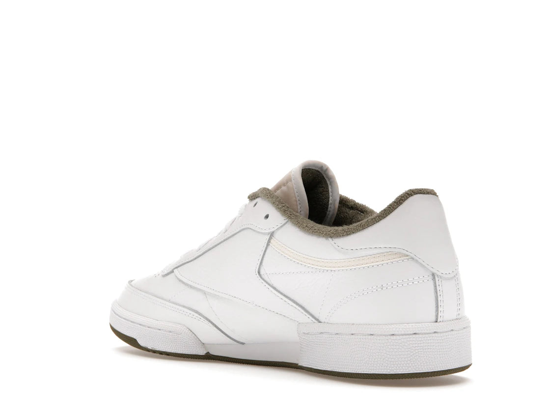 Reebok Club C JJJJound White Olive - vue secondaire B