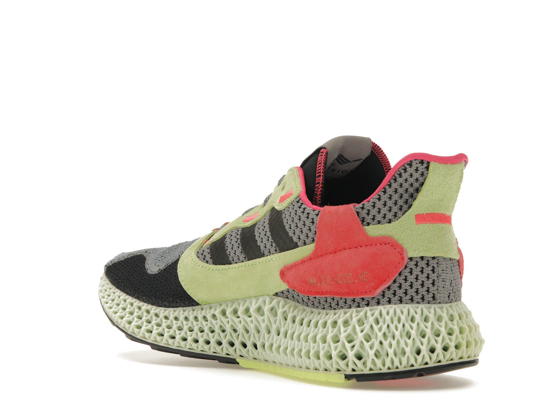 adidas ZX 4000 4D Grey Three Hi Res Yellow - vue secondaire B
