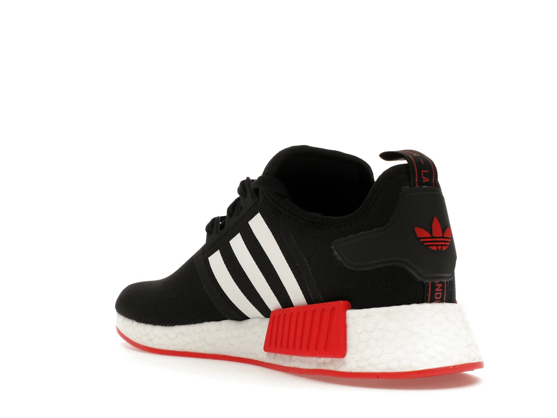 adidas NMD R1 Black Vivid Red White - vue secondaire B