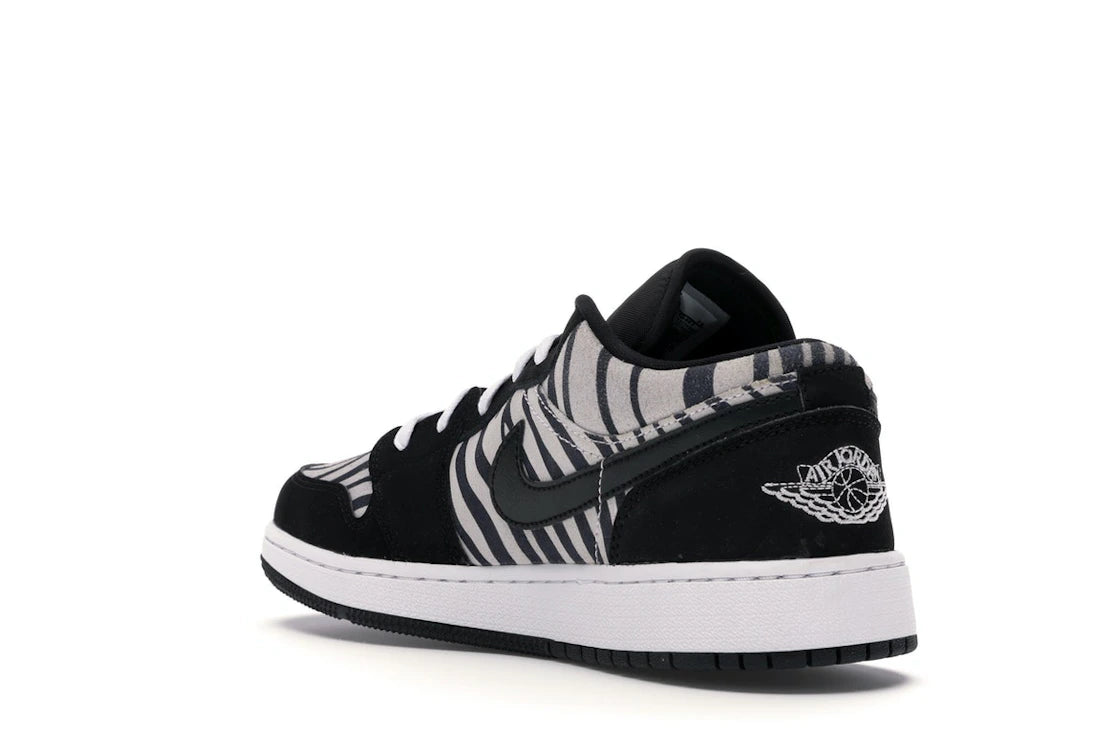 Jordan 1 Low Zebra (GS) - vue secondaire B