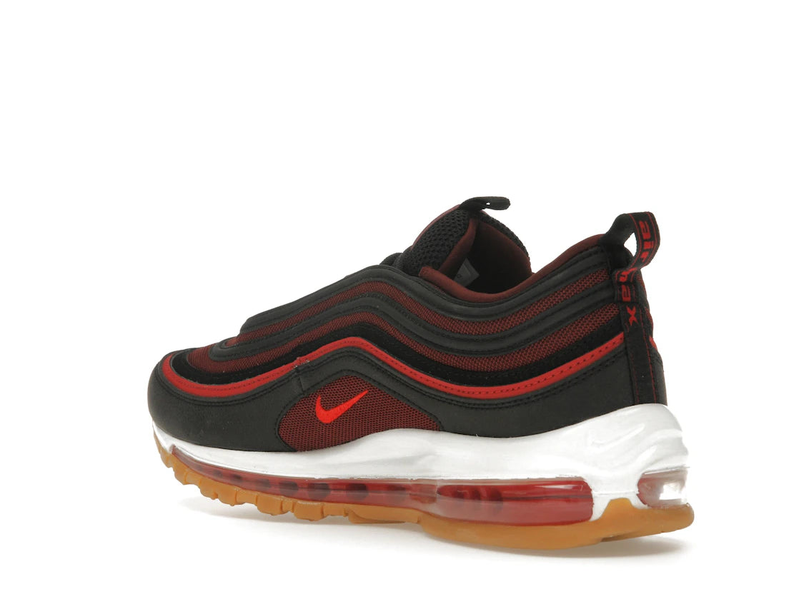 Nike Air Max 97 Black Team Scarlet - vue secondaire B
