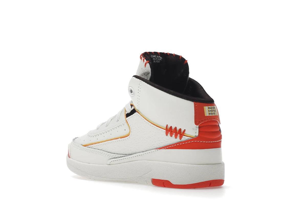 Jordan 2 Retro SP Maison Chateau Rouge (TD) - vue secondaire B