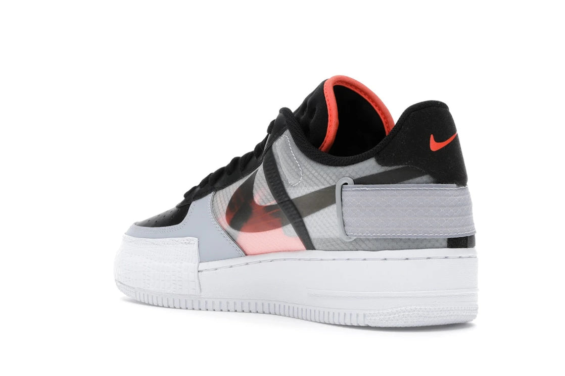 Nike Air Force 1 Type Black Hyper Crimson - vue secondaire B