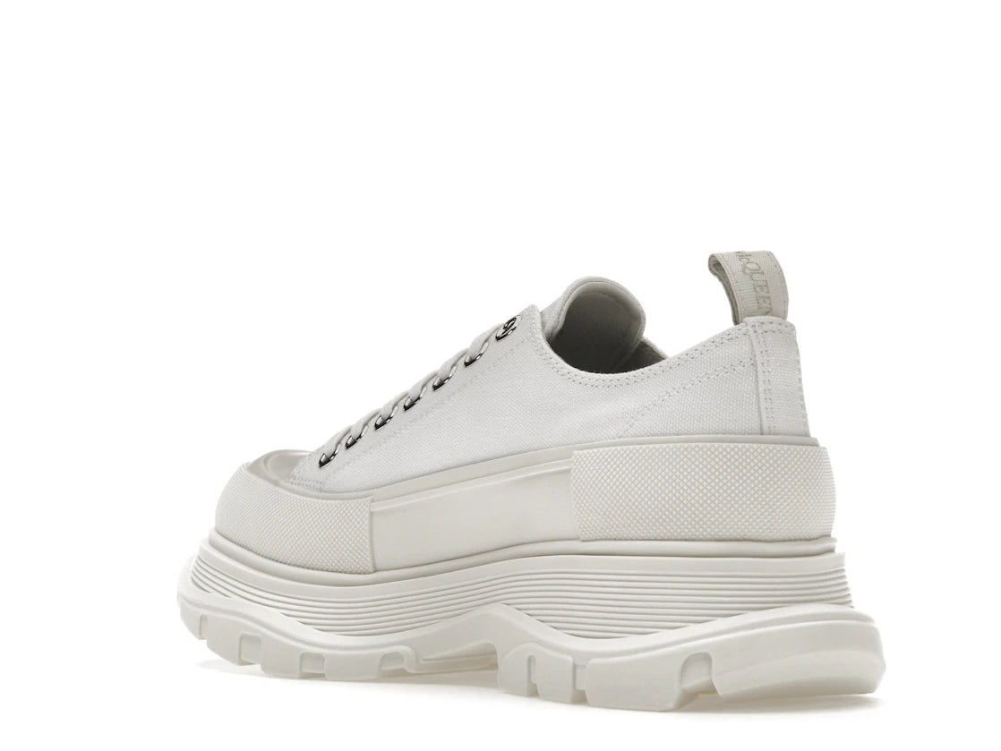 Alexander McQueen Tread Slick Low Lace Up White White - vue secondaire B