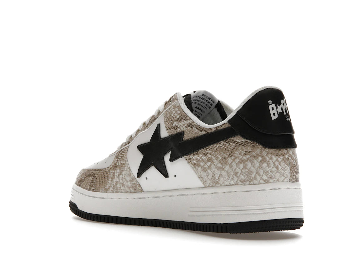 A Bathing Ape Bape Sta Snake Skin Beige - vue secondaire B