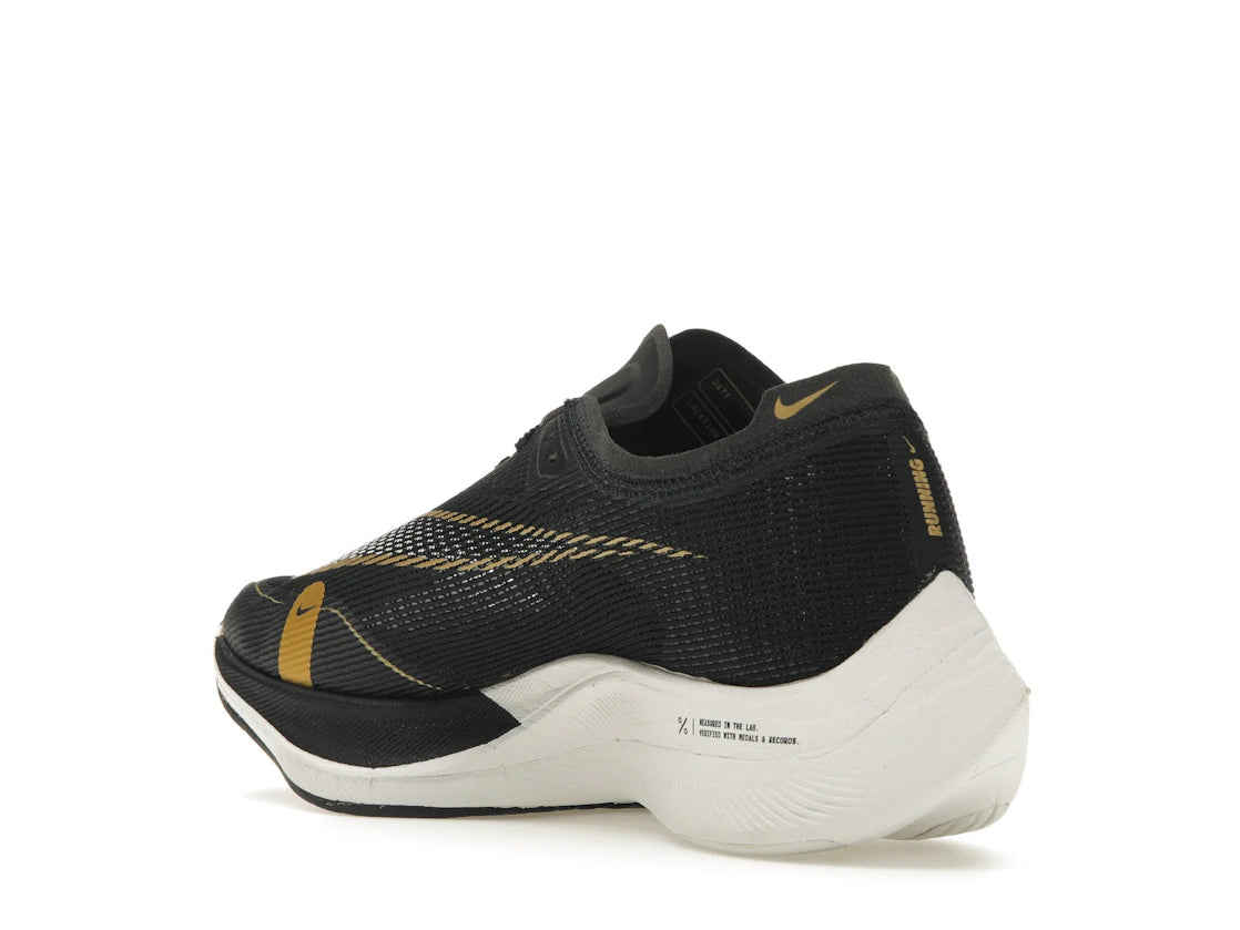 Nike ZoomX Vaporfly Next% 2 Black Metallic Gold Coin (Women's) - vue secondaire B