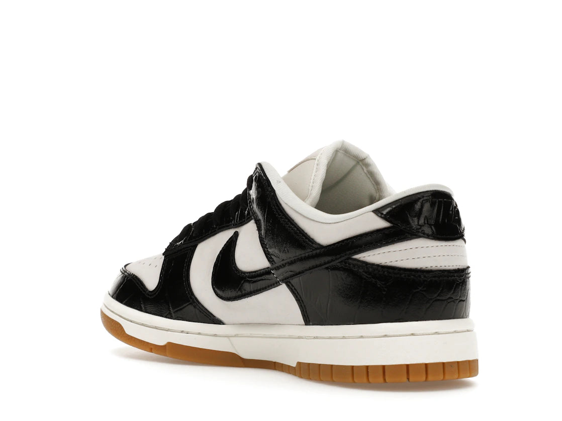Nike Dunk Low LX Black Croc (Women's) - vue secondaire B