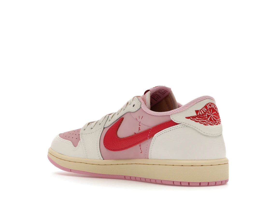 Jordan 1 Retro Low OG SP Travis Scott Sail Tropical Pink - vue secondaire B