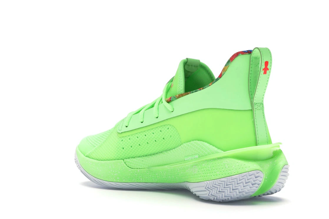 Under Armour Curry 7 Sour Patch Kids Lime - vue secondaire B