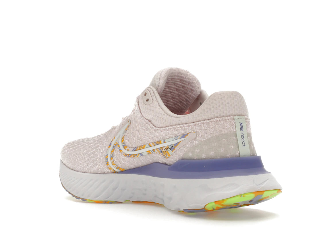 Nike React Infinity Run Flyknit Light Soft Pink Purple (Women's) - vue secondaire B