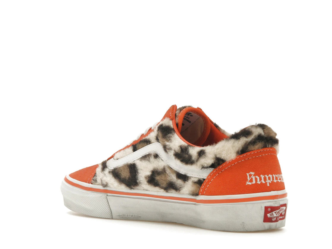 Vans Old Skool Supreme Leopard Orange - vue secondaire B