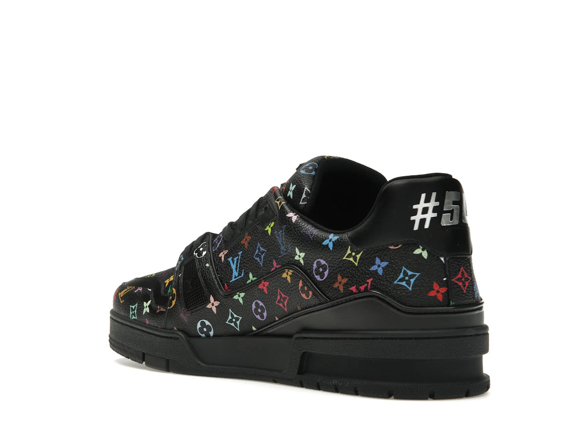 Louis Vuitton LV Trainer Takashi Murakami Black - vue secondaire B