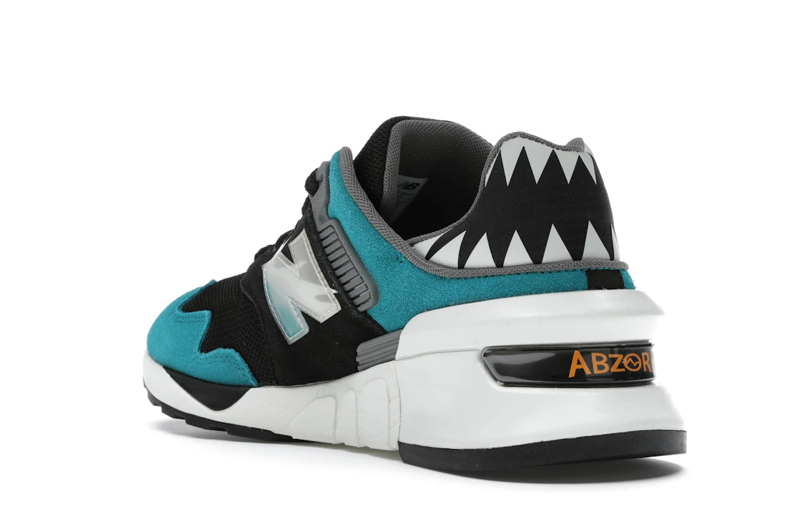 New Balance 997S Shoe Palace Great White (Teal Toe) - vue secondaire B