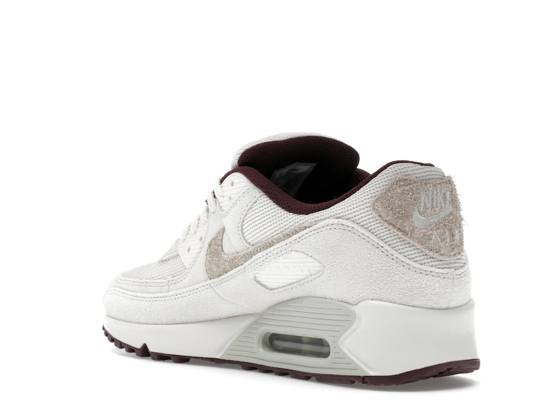 Nike Air Max 90 PRM Sail Burgundy Crush - vue secondaire B