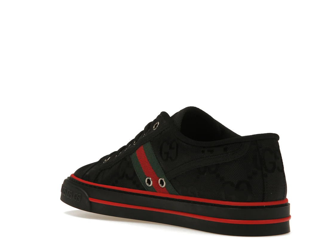 Gucci Off The Grid Tennis 1977 Low ECONYL Black GG Green Red - vue secondaire B