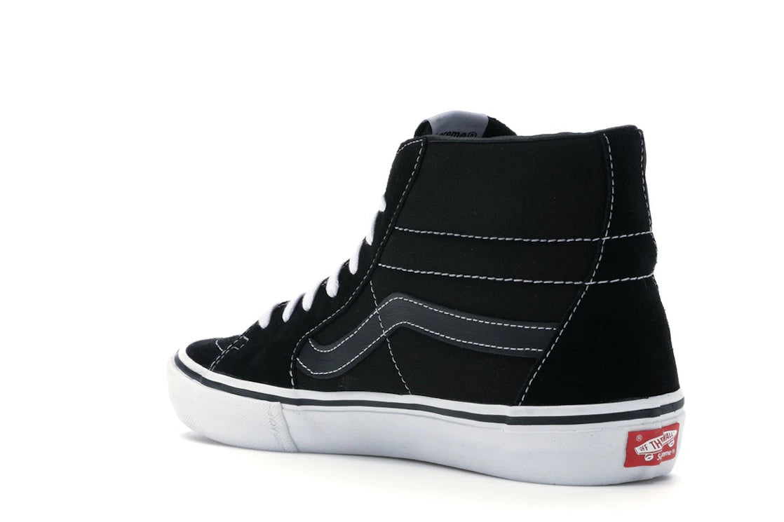 Vans Sk8-Hi Supreme Fuck the World Black - vue secondaire B