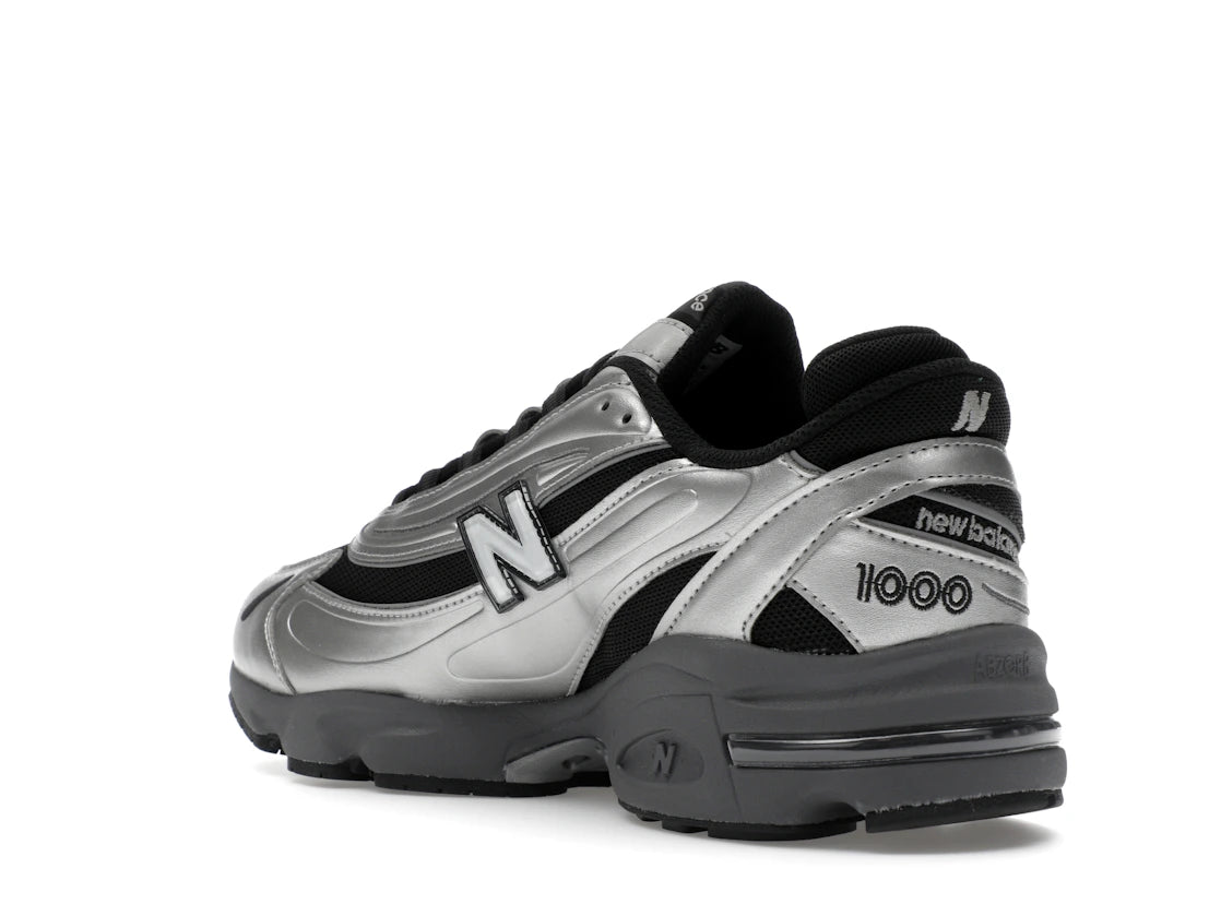 New Balance 1000 Schwarz Silber Metallic - vue secondaire B