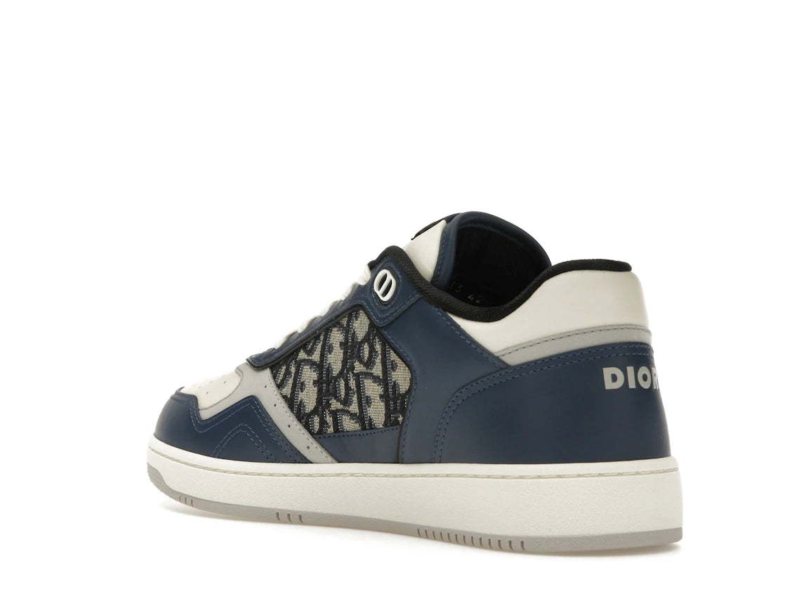 Dior B27 Low Blue Cream Dior Gray Beige Black Dior Oblique Jacquard - vue secondaire B