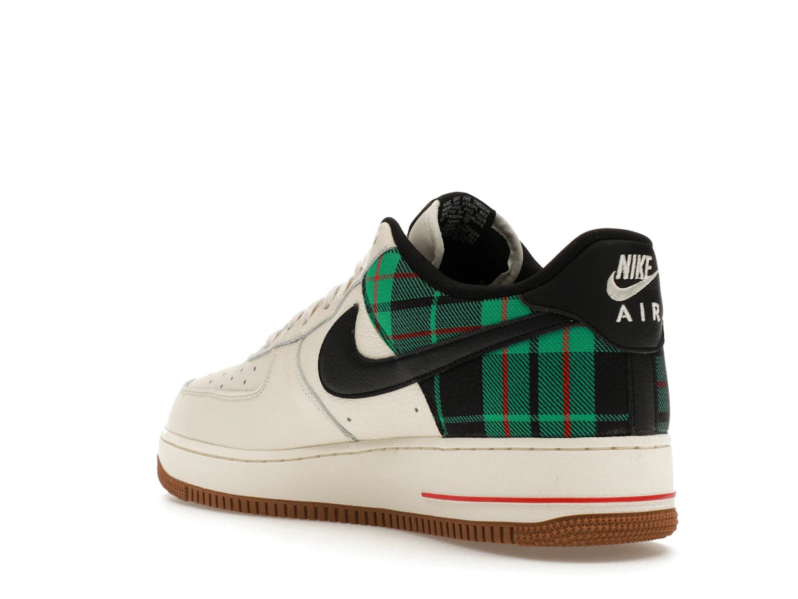 Nike Air Force 1 Low '07 LX Plaid Pale Ivory Stadium Green - vue secondaire B