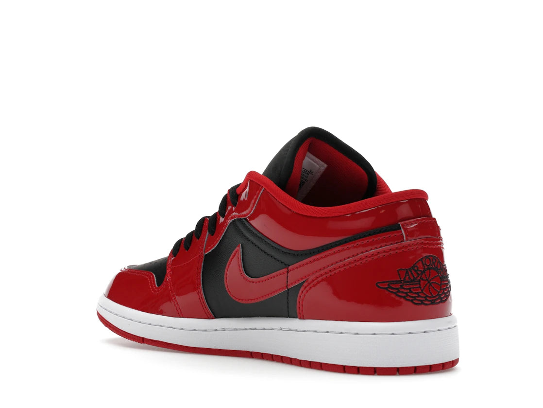 Jordan 1 Low SE Patent Varsity Red Black - vue secondaire B