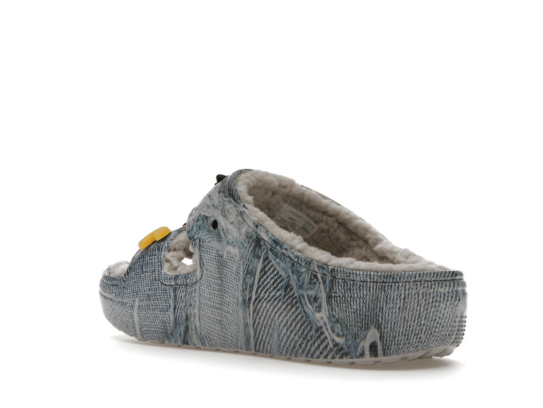 Crocs Classic Cozzzy Sandal SZA Denim - vue secondaire B