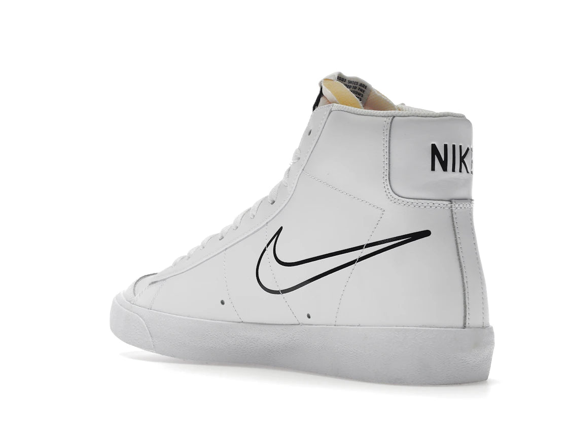 Nike Blazer Mid 77 Multi-Swoosh White - vue secondaire B