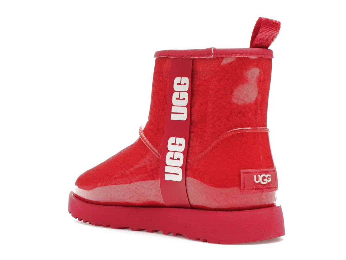 UGG Classic Clear Mini Boot Hibiscus Pink (Women's) - vue secondaire B
