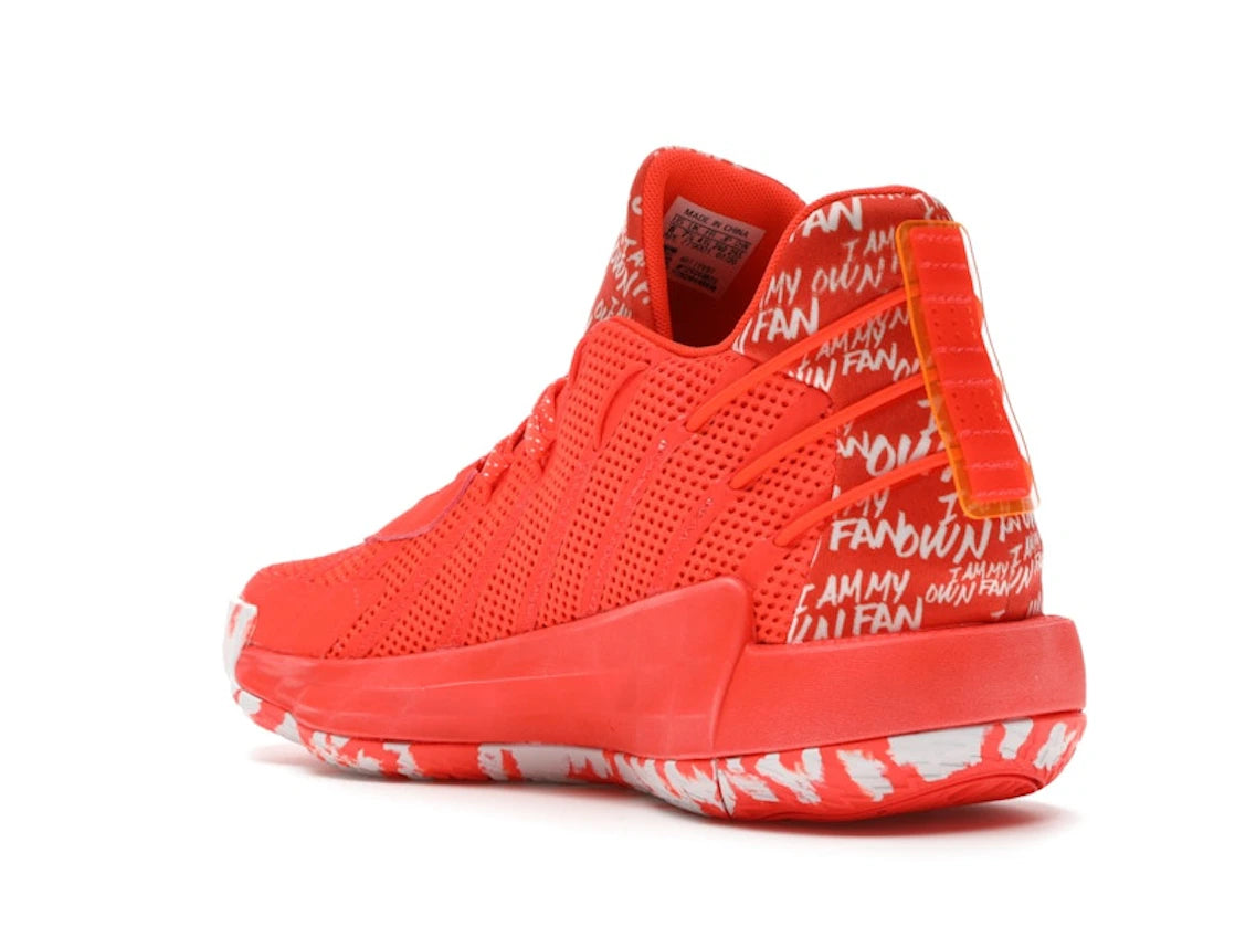 adidas Dame 7 I Am My Own Fan Solar Red - vue secondaire B