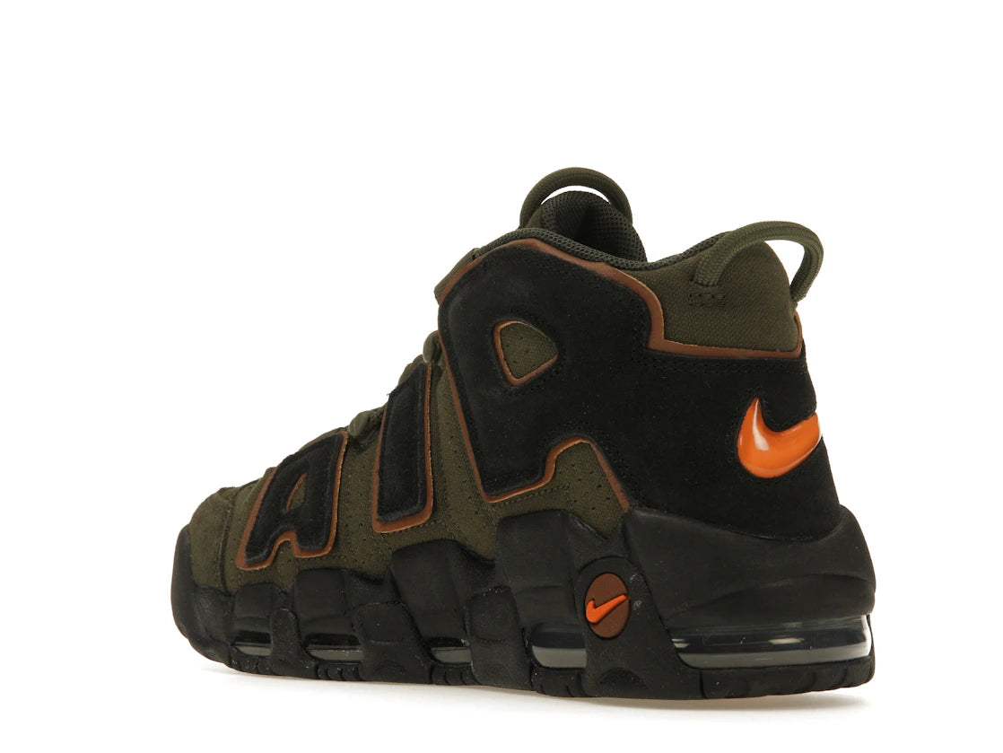 Nike Air More Uptempo 96 Cargo Khaki Alpha Orange - vue secondaire B