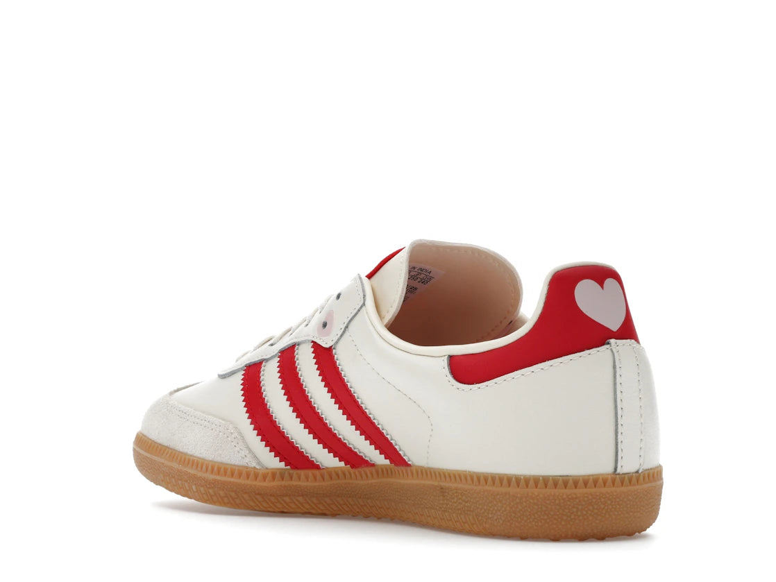 adidas Samba OG Valentine's Day Cream White Scarlet (2026) (GS) - vue secondaire B