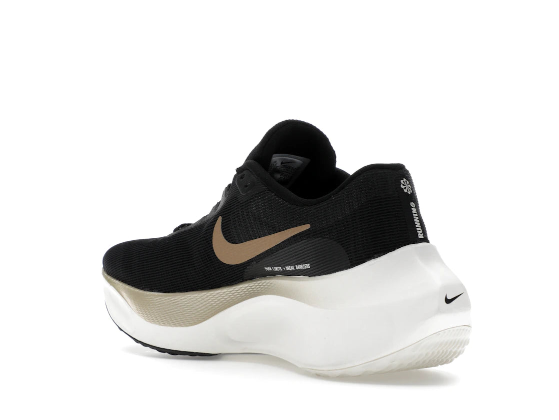 Nike Zoom Fly 5 Black Metallic Gold Grain - vue secondaire B