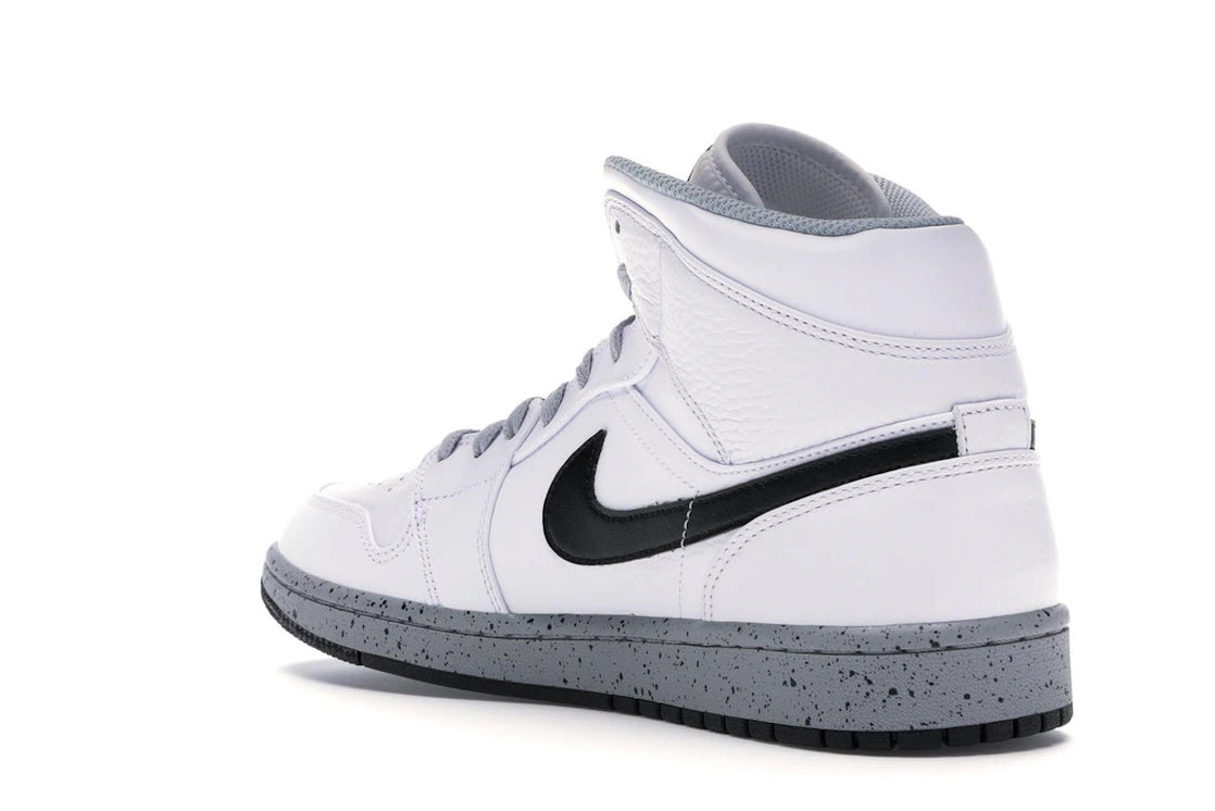 Jordan 1 Mid White Cement - vue secondaire B
