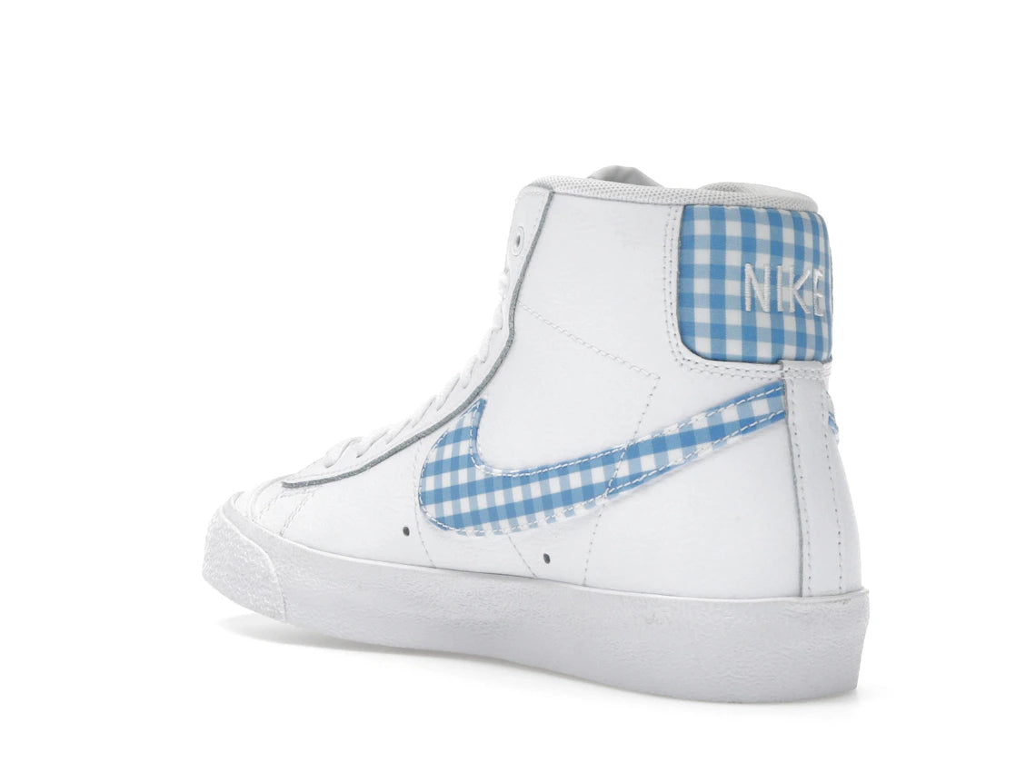 Nike Blazer Mid 77 Blue Gingham (Women's) - vue secondaire B