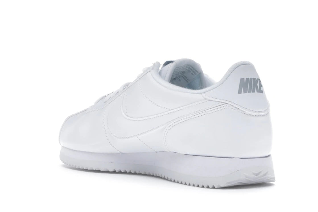 Nike Cortez Basic Leather White White-Wolf Grey-Mtllc Silver - vue secondaire B