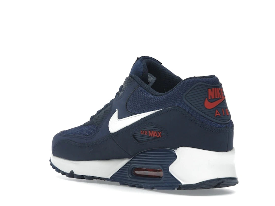 Nike Air Max 90 Midnight Navy University Red White - vue secondaire B