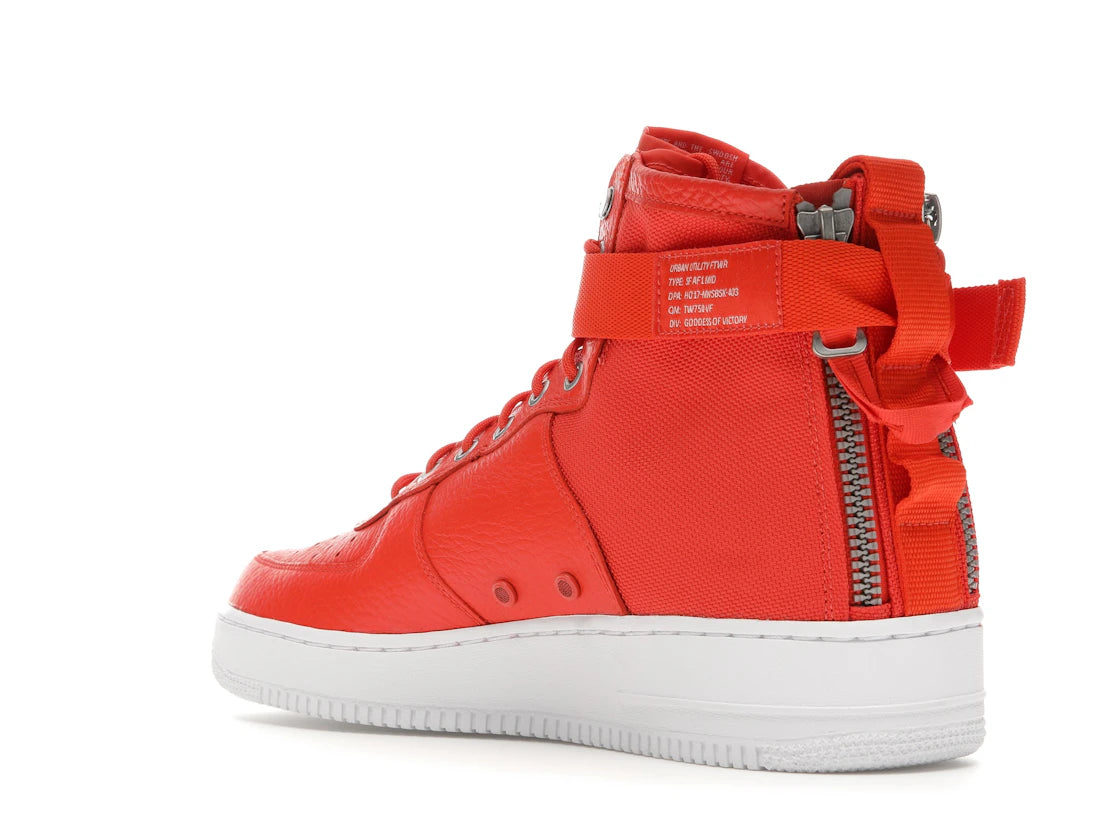Nike SF Air Force 1 Mid Team Orange - vue secondaire B
