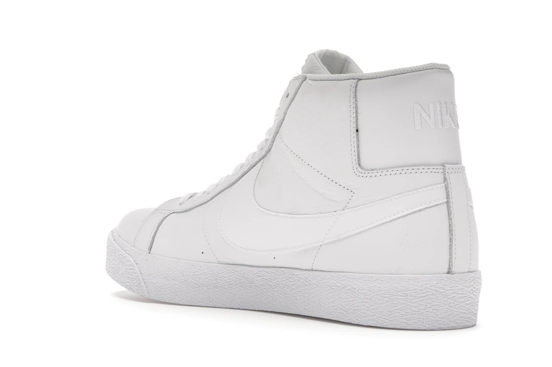 Nike SB Zoom Blazer Mid Triple White - vue secondaire B