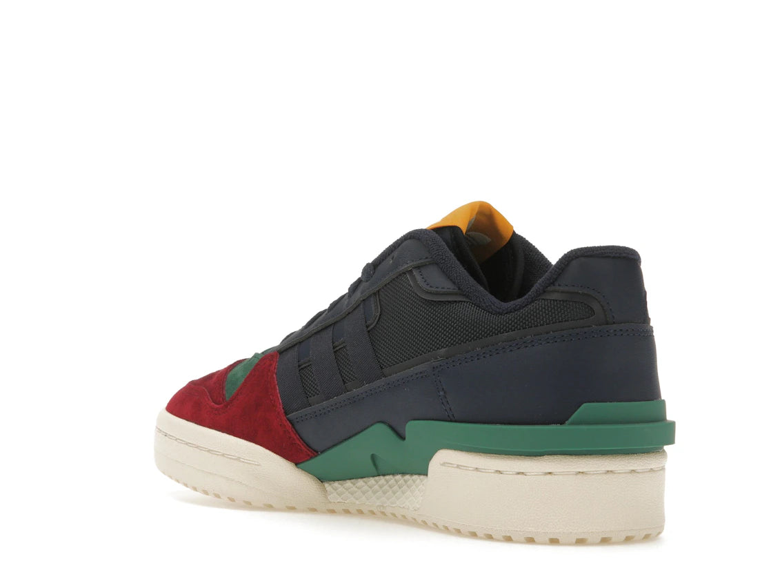 adidas Forum Exhibit Low 2.0 Collegiate Navy Burgundy Green - vue secondaire B