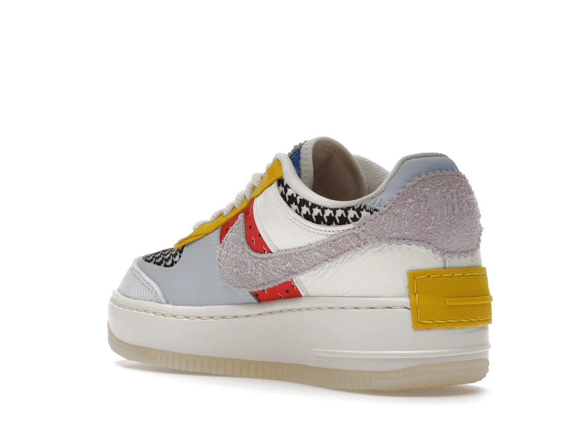 Nike Air Force 1 Low Shadow Multi Print Houndstooth (Women's) - vue secondaire B