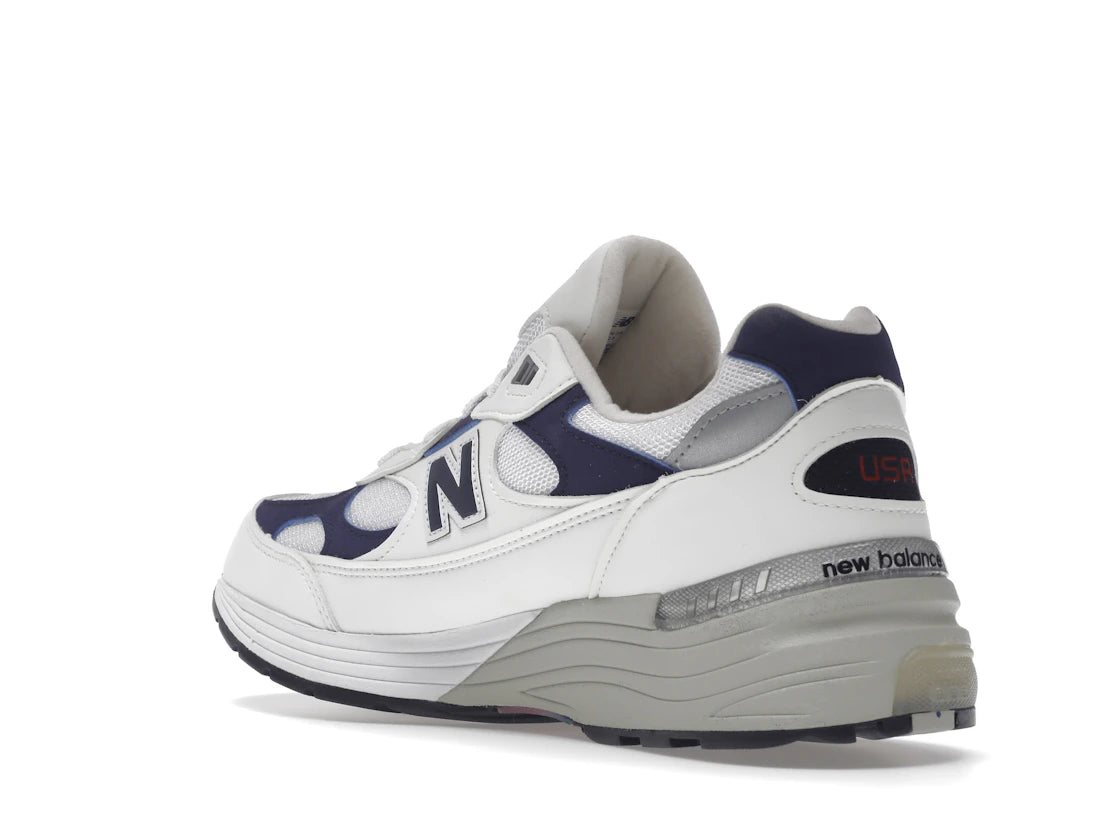 New Balance 992 White Navy - vue secondaire B