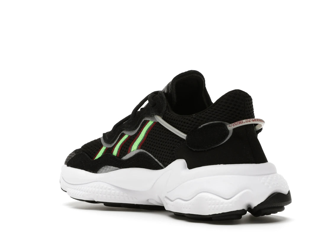 adidas Ozweego Core Black Solar Green (Youth) - vue secondaire B