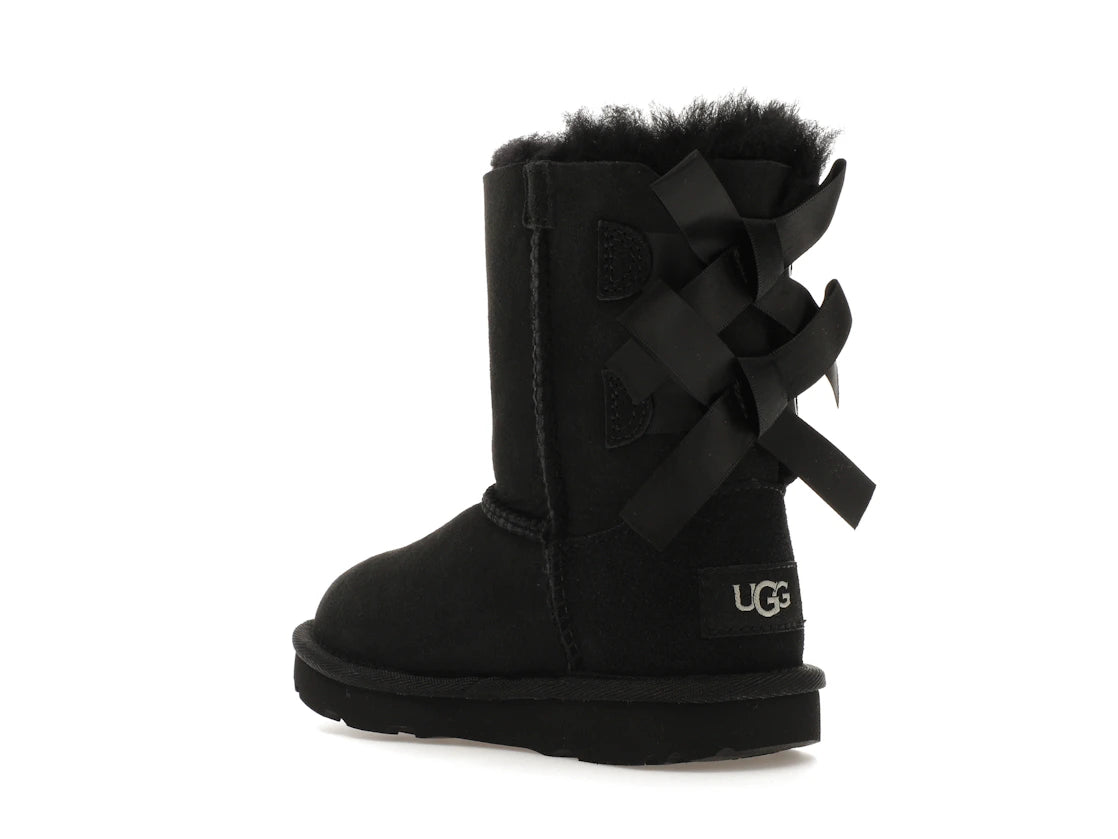 UGG Bailey Bow II Boot Black (Toddler) - vue secondaire B