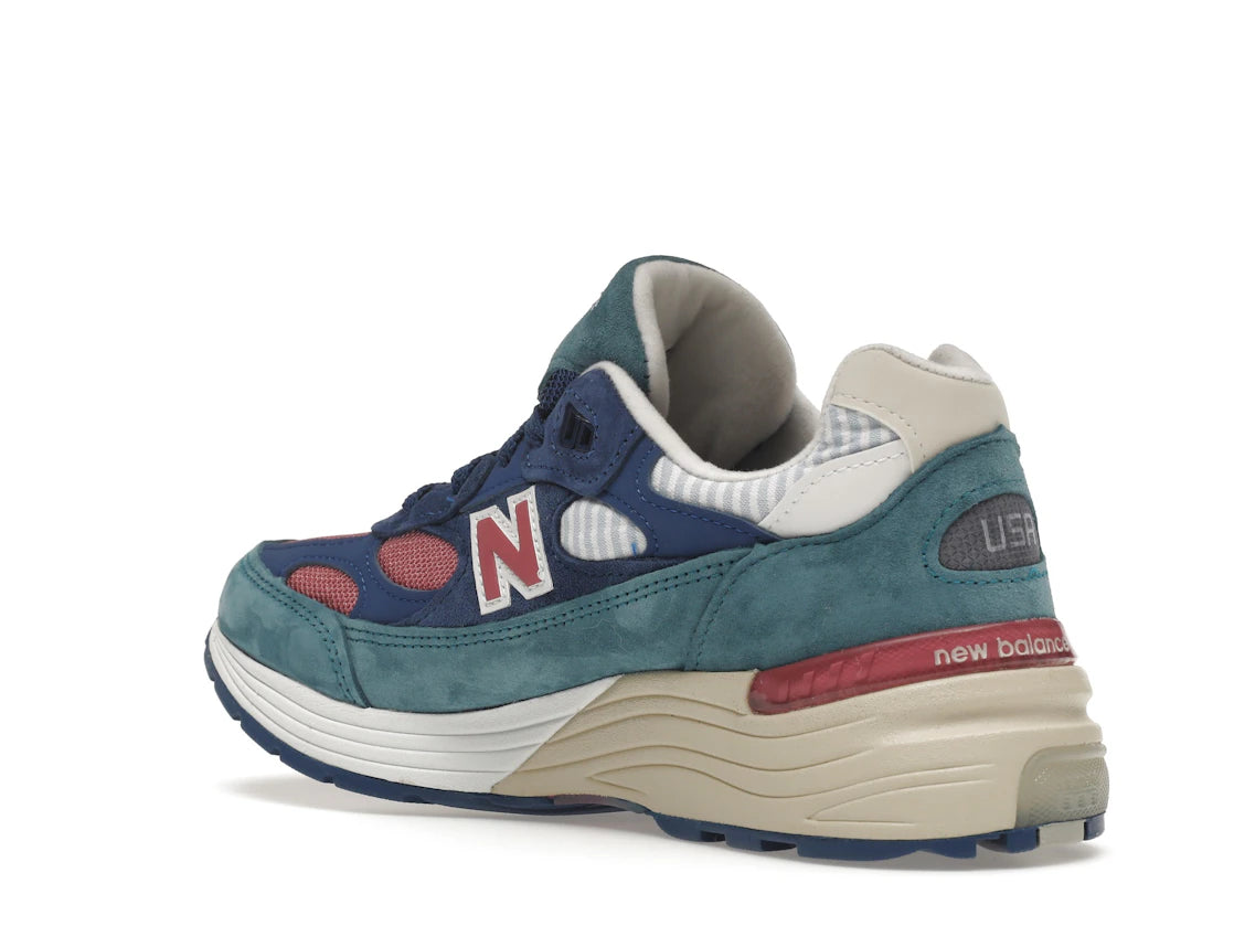 New Balance 992 Blue Teal Rose - vue secondaire B