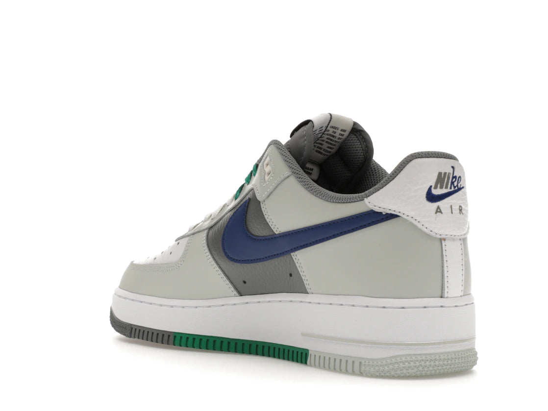 Nike Air Force 1 Low '07 LV8 Split Light Silver Deep Royal Blue - vue secondaire B
